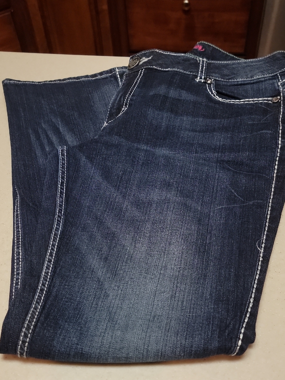 Wrangler Women's Dark Indigo Boot Cut Jeans
